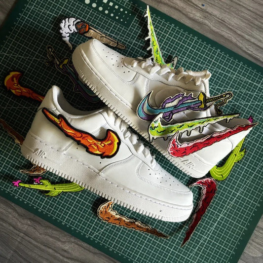 OwenGrid AF1 x Changeable Embroidered Swooshes Custom