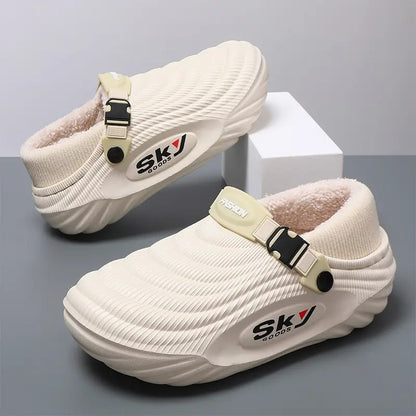 New Men's Thick Warm Winter & Autumn Cotton Slippers