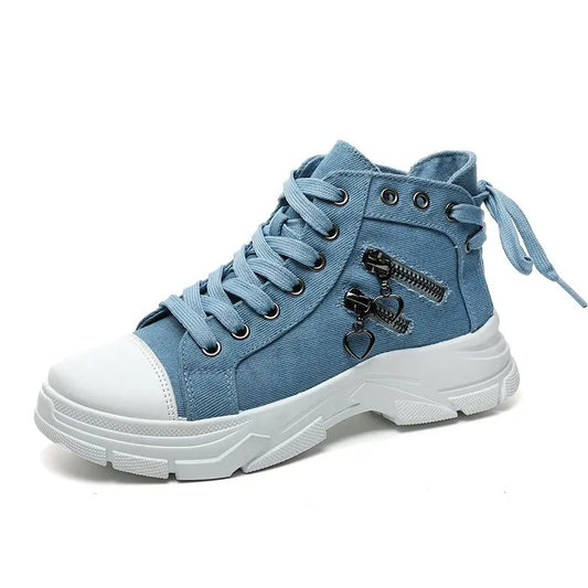Women's High Top Canvas Sneakers