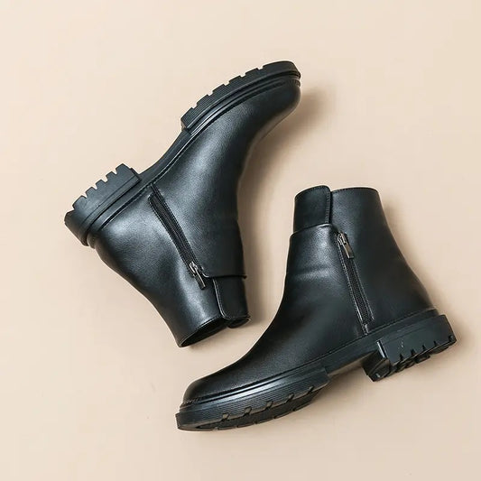 Men's Business Fashion Zipper Side Ankle Boots