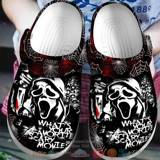 Unisex Scream Horror Movie Halloween Clogs