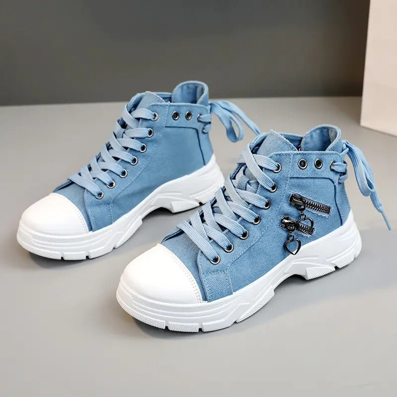 Women's High Top Canvas Sneakers