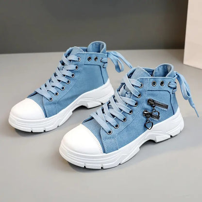 Women's High Top Canvas Sneakers