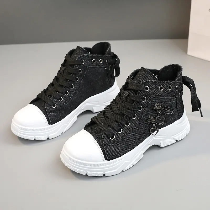 Women's High Top Canvas Sneakers
