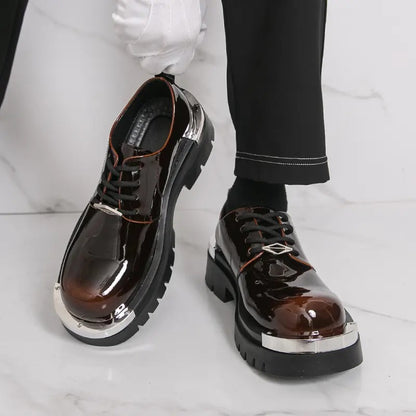 OwenGrid Men's Fashionable Casual Decor Pu Leather Slip-on Shoes