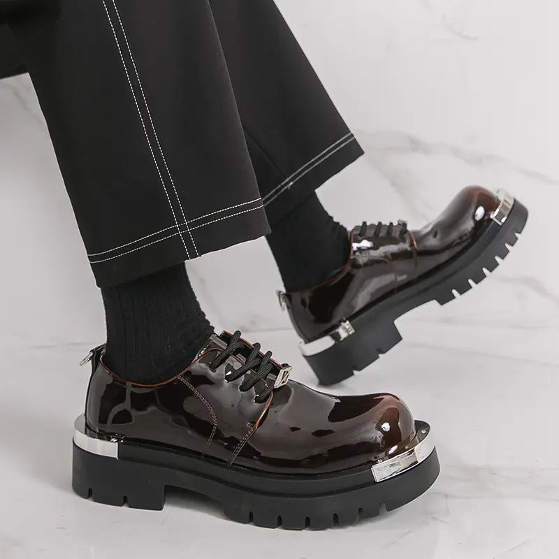 OwenGrid Men's Fashionable Casual Decor Pu Leather Slip-on Shoes