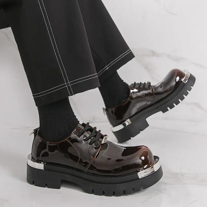 OwenGrid Men's Fashionable Casual Decor Pu Leather Slip-on Shoes