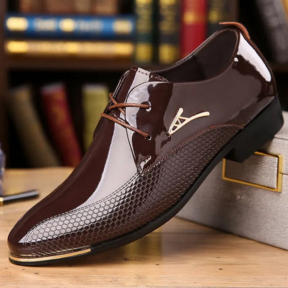Authentic Men's Business Casual Leather Shoes