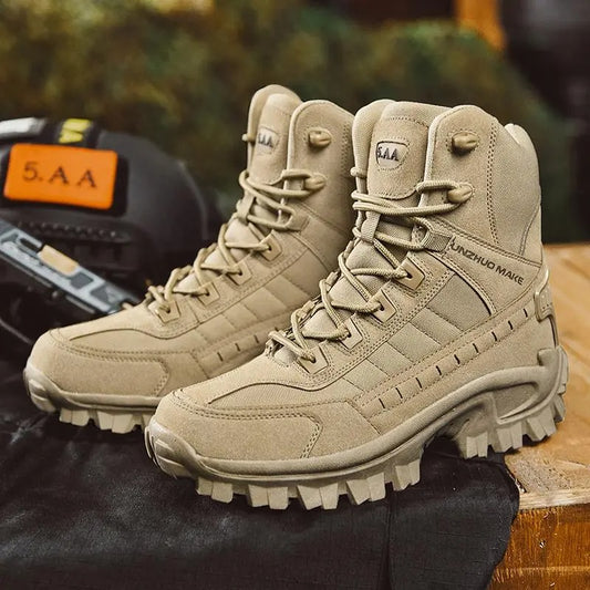 OwenGrid Men's Tactical Lightweight Jumpstart Comfortable All-Day Work Boots
