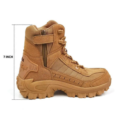 OwenGrid Men's Tactical Lightweight Jumpstart Comfortable All-Day Work Boots