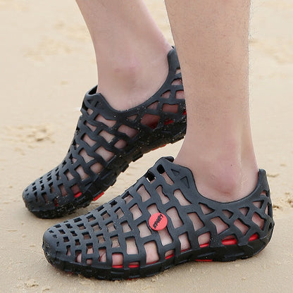 OwenGrid Summer Hollow Breathable Slip-On Sandals