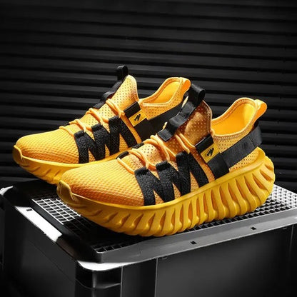 OwenGrid Men's Textile Lining Outdoor Rubber Sole Sports Casual Shoes
