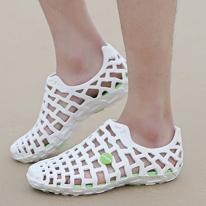 OwenGrid Summer Hollow Breathable Slip-On Sandals