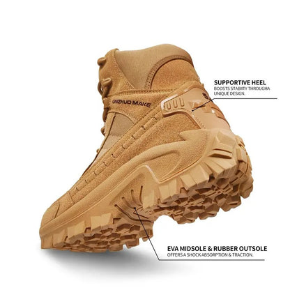 OwenGrid Men's Tactical Lightweight Jumpstart Comfortable All-Day Work Boots